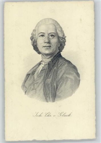 Joh. Chr. v. Gluck . Serie 26 Stahlstich-Poträt Galerie