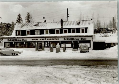 Torfhaus Hotel Cafe Hubertus Winter Opel VW Tankanlage