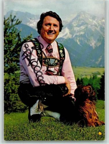 Sepp Viellechner Volksmusik Original Autogramm