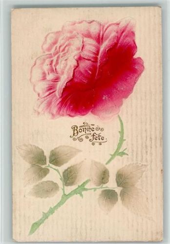 1907 Rosen - Bonne fete - Blumen