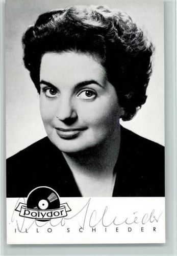 Illo Schieder Original Autogramm
