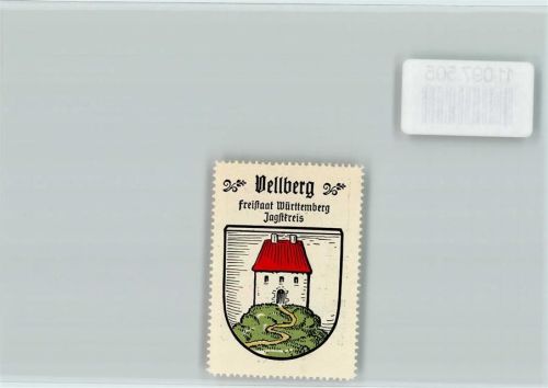 Vellberg Vignette Wappen Kaffee Hag ca 1920-1940