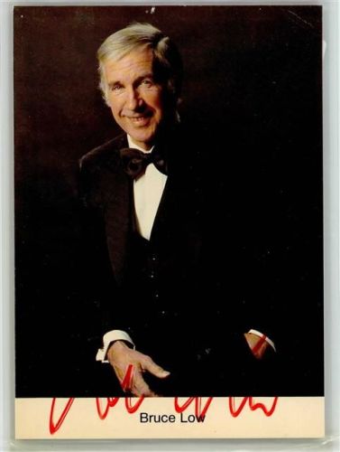 Bruce Low Original Autogramm