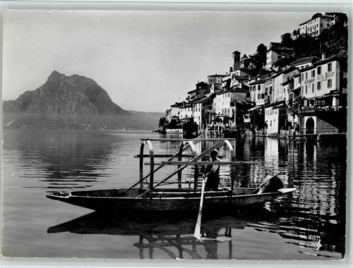 Gandria Lago di Lugano Ruderboot