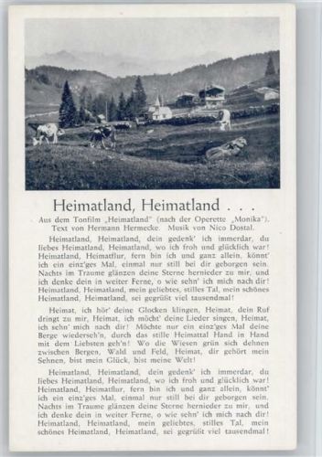 Heimatland, Heimatland - Robert Franke Nr. 17 AK