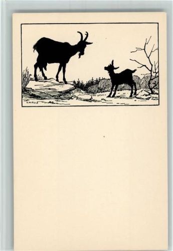 Serie Berliner Tierschutzverein C Nr. 42 - Ziege und Zicklein
