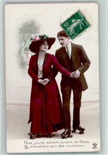 1911 Fotoverlag Paris - Liebespaar AK