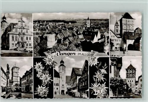Wangen Gesamtansicht Ortsansichten Brunnen Tor Edelweiß Mehrfachaufnahme