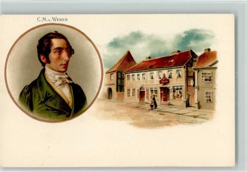1900 Serien A M. Weber und sein Geburtshaus