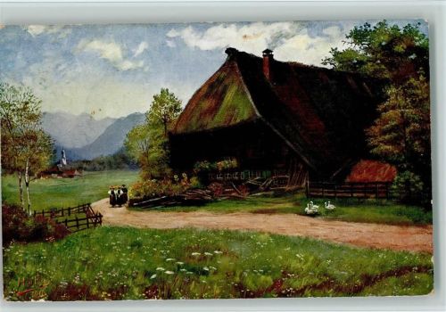 Schwarzwaldhäuser - Haus des Bürgermeisters - Serie I Blatt 1 AK