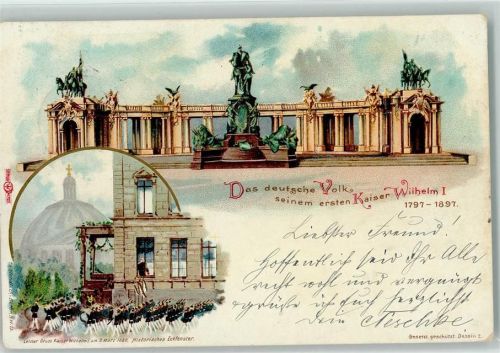 1899 Historisches Eckfenster - 100 jähr. Geburtstag Ereignis