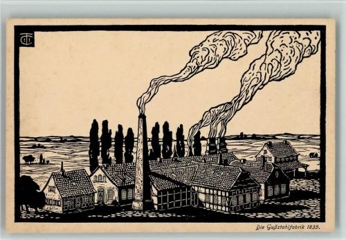 Essen Die Gußstahlfabrik 1835 Historisches aus den Krupp Betrieben 1812-1912 AK