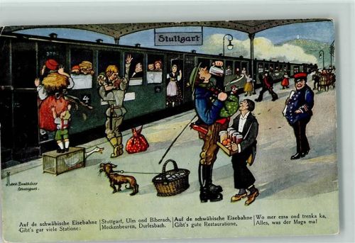 Schwäbische Eisenbahn , Serie 203 in 4 Bildern 3 Serie Böttcher, H.