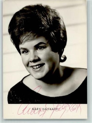 Mary Halfkath Original Autogramm