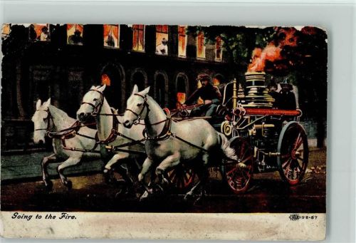 Going to Fire - Pferdegespann Löschfahrzeug