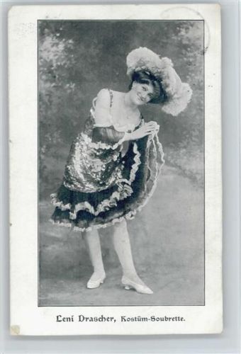 1906 Leni Drascher - Kostüm Soubrette