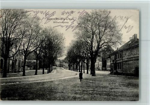 Bad Gandersheim 1918 Wilhelmsplatz AK Gute Erhaltung