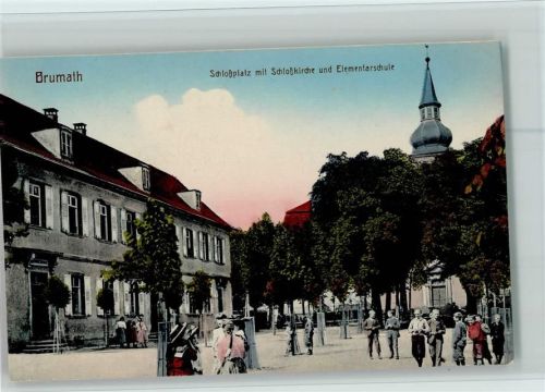 Brumath Schloßplatz , gute Erhaltung AK
