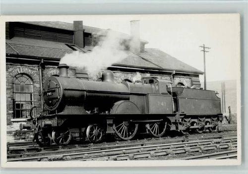 Nr. 741 LMS und Schlepptender Foto AK