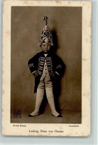 Ludwig, Prinz von Hessen mit Uniform - Wohlfaht AK