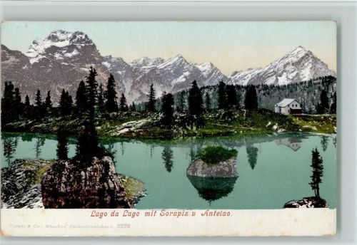 Sora Lago da Lago mit Sorapis und Antelao