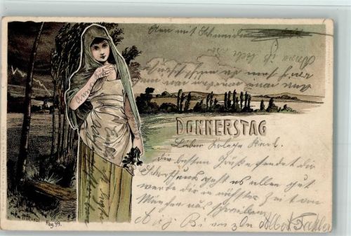1902 sign Fründt - Donnerstag AK