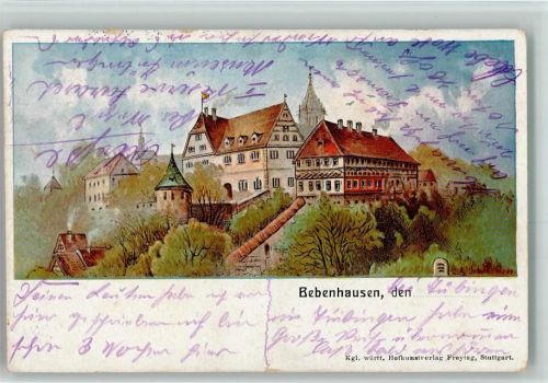 Bebenhausen 1914 Ortsansicht
