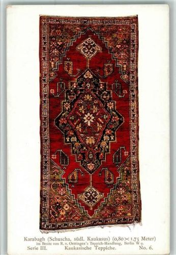 Serie III Nr. 6 - Meisterstücke orientalischer Knüpfkunst in Bildern AK