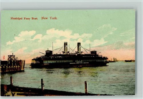 Ferry Boat in New York , Hafen ca 1913 AK