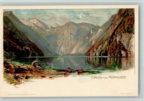 Nr. 230 Sign.H. Deuchert - Königsee , Sehr gute Erhaltung