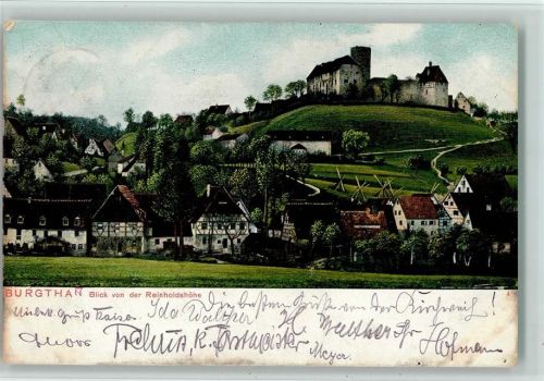 Bachmühle 1902 Burg, Ortsteil, AK