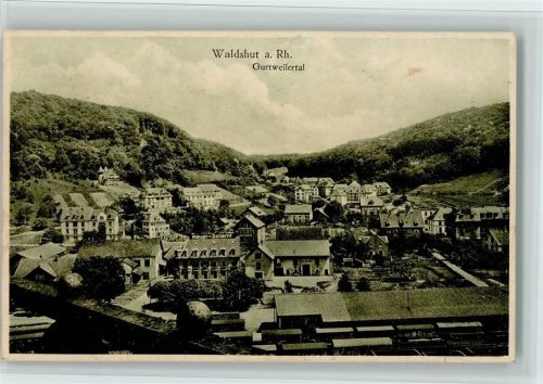 Waldshut 1943 Stengel 59089 - Gurtweilertal , gute Erhaltung AK