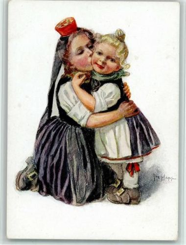 Nr. 1053 sign Jac. Happ - Kinder, Trachten gute Erhaltung AK