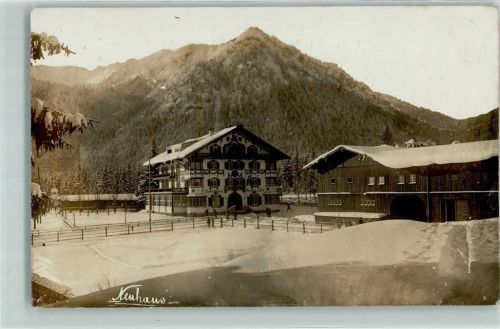 Neuhaus 1917 Terofals Gasthaus Zur Post Winter