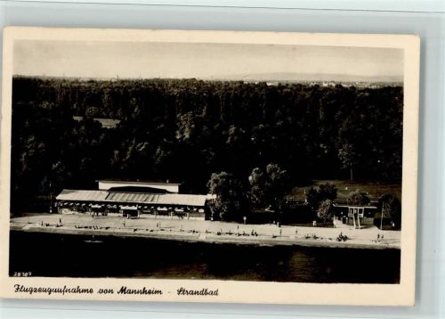 Mannheim Luftaufnahme Strandbad