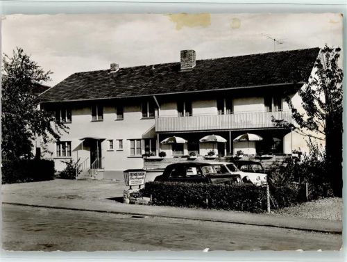 Wasserburg 1964 Fremdenheim Haus Margarethe - Fleck oben Bildseite