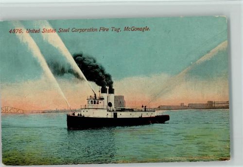 Feuerschiff - United Steel Corp. Fire Tug McGonagle ca 1913 AK USA