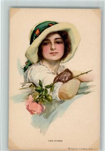 Verlag Reinthal & Newman - Water Color Serie 382, Hutmode AK