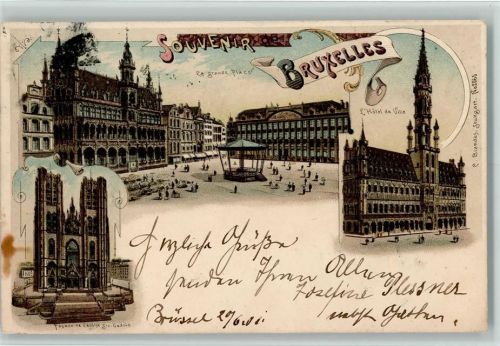 Brüssel 1901 Gruss aus - AK