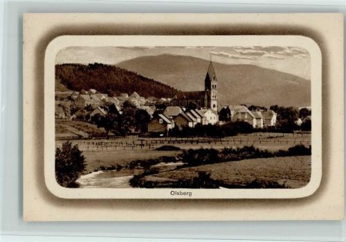Olsberg Sepia Rahmen - Schmuckrahmen , gute Erhaltung AK