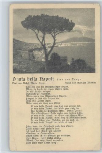 Bella Napoli - Franke Nr. 14 AK