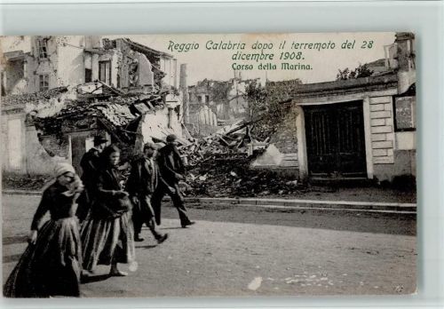Reggio Calabria dopo il terremoto 1908 - Corso della Marina Nr. 653
