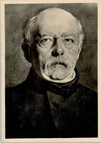 Gemälde von Lenbach , Bismarck in Zivil