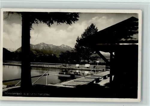 Benediktbeuern 1932 Schwimmbad, gute Erhaltung AK