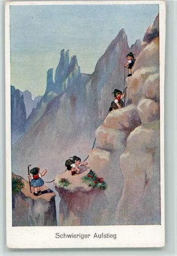 Schwieriger Aufstieg - Kinder