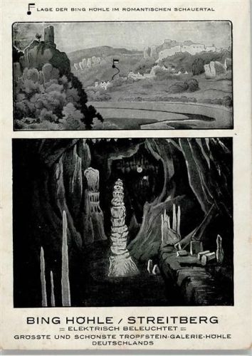 Bing Höhle Streitberg - elektrisch beleuchtet