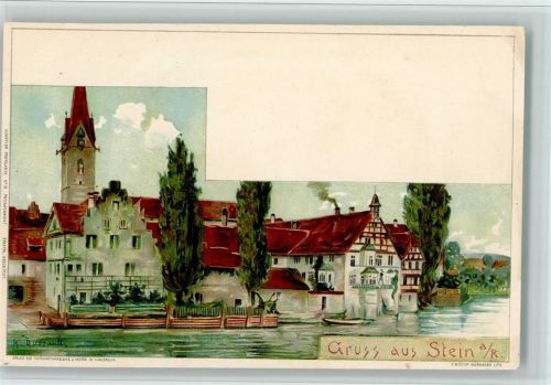 Stein am Rhein Gruss aus - Verlag Velten Nr. 10 - sign Dussault, gute Erhaltung AK