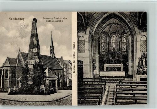 Norderney Kath. Kirche Innenaufnahme Denkmal 2-Bildaufnahme