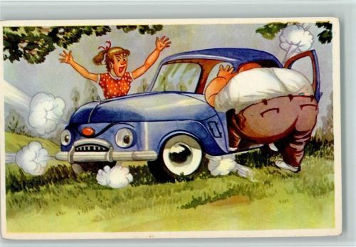 Autopanne Dicker Mann