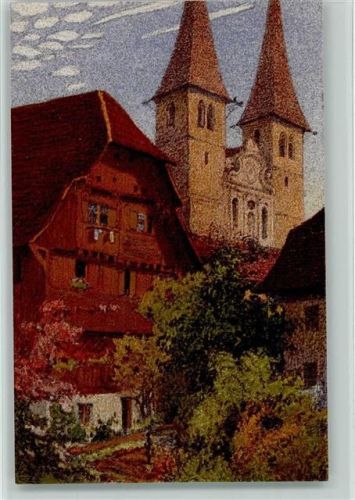 Hofirche mit dem alten Kaplanen Haus sign Schlatter E.E.